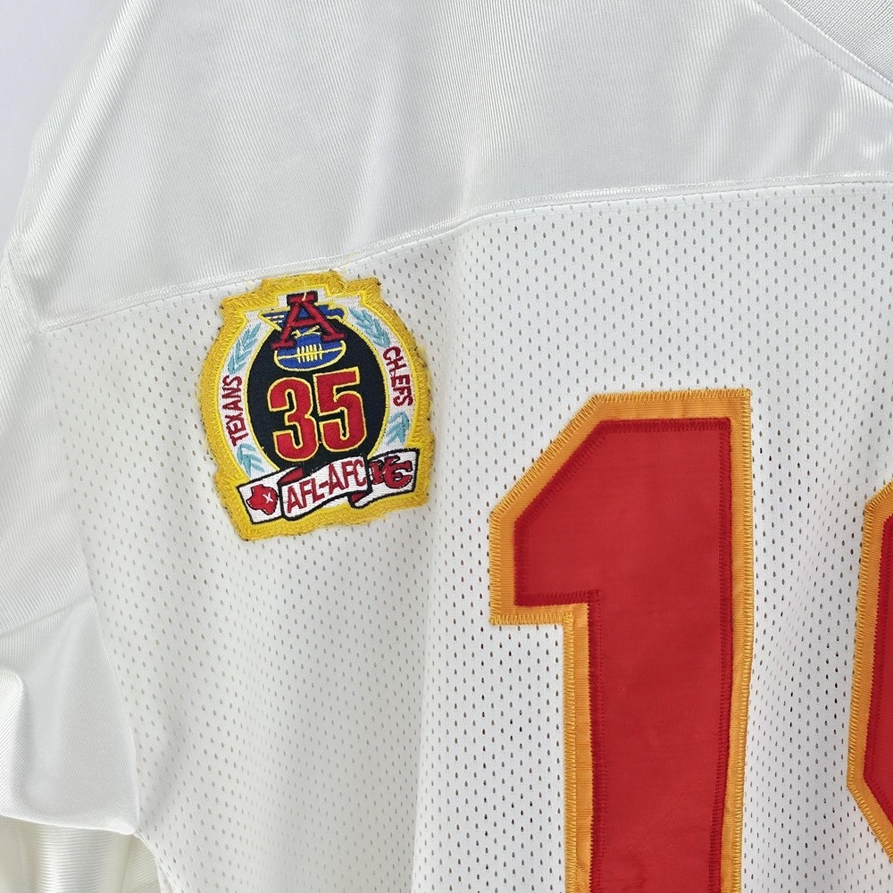 Kansas City Chiefs Jersey Mens 56 White NFL Football Joe Montana Mitchell & Ness - Picture 4 of 10